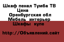 Шкаф пенал.Тумба ТВ › Цена ­ 1 500 - Оренбургская обл. Мебель, интерьер » Шкафы, купе   